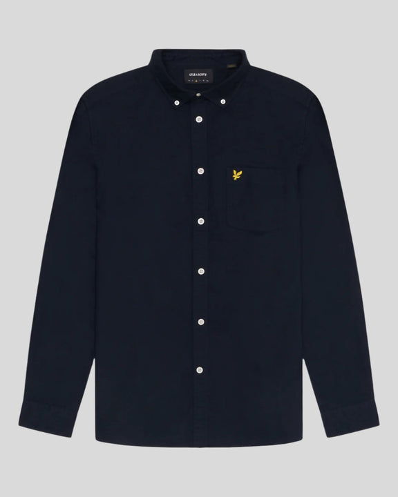 Camicia cotone dark navy