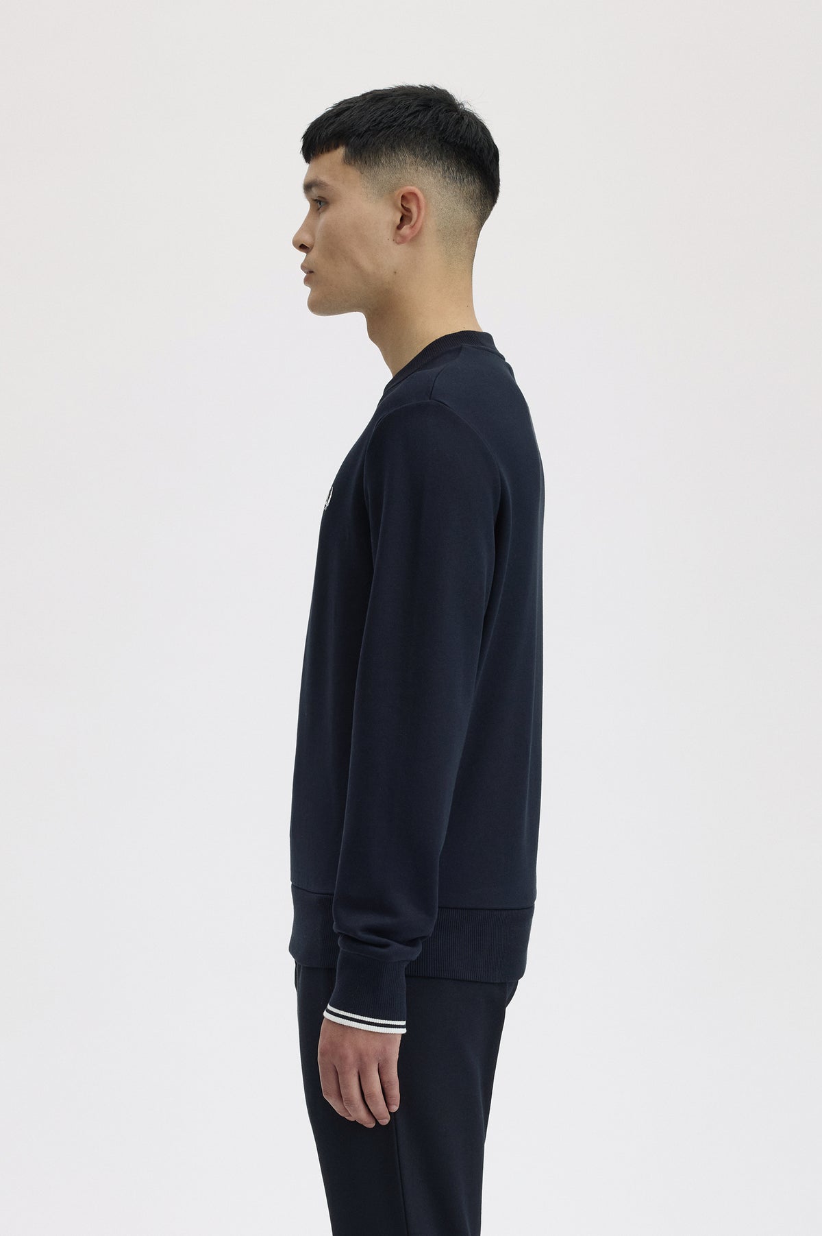 Felpa girocollo navy