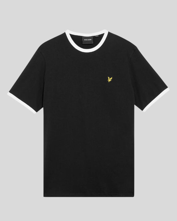 T-shirt ringer nero/bianco