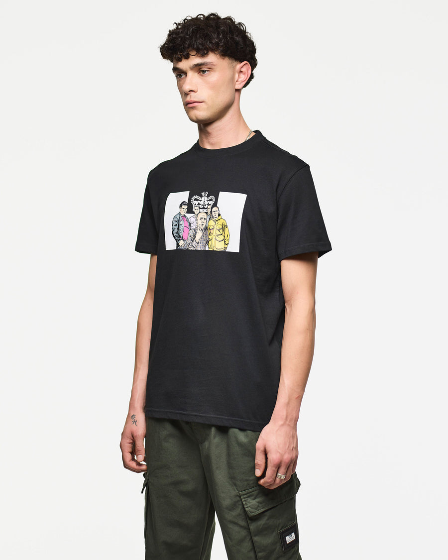 T-shirt T.I.E. nera