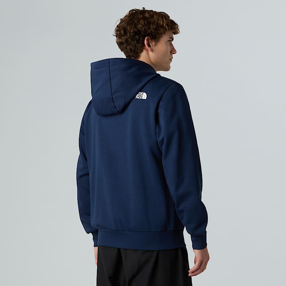 Felpa Simple Dome full zip blu navy