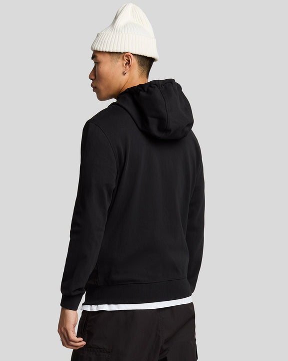 Softshell Hybrid zip through hoodie nero