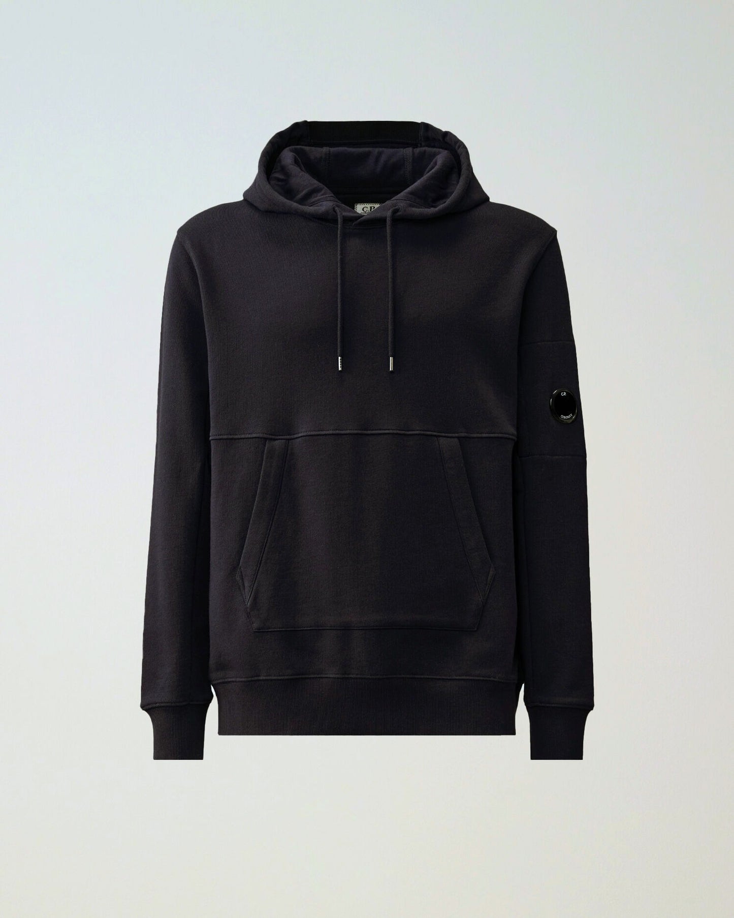 Hooded Diagonal Raised Fleece blu navy