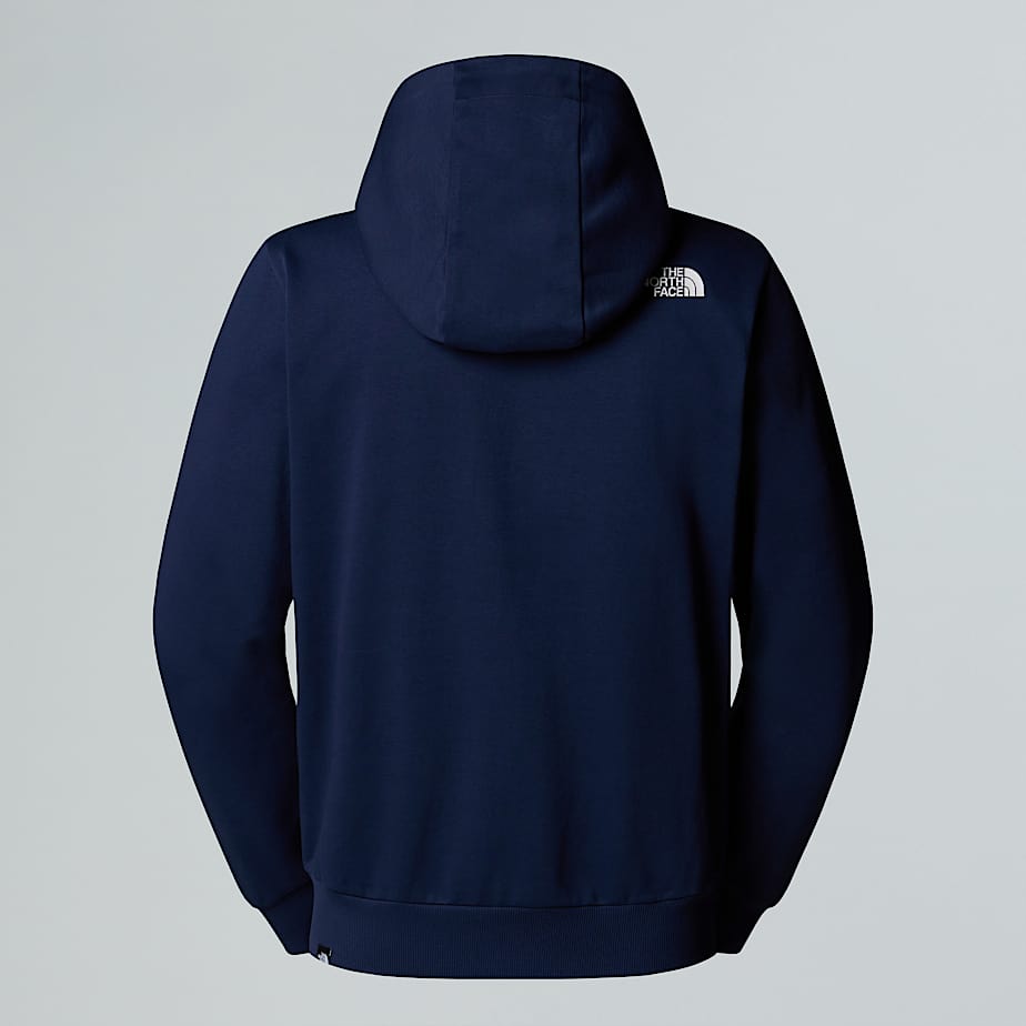 Felpa Simple Dome full zip blu navy