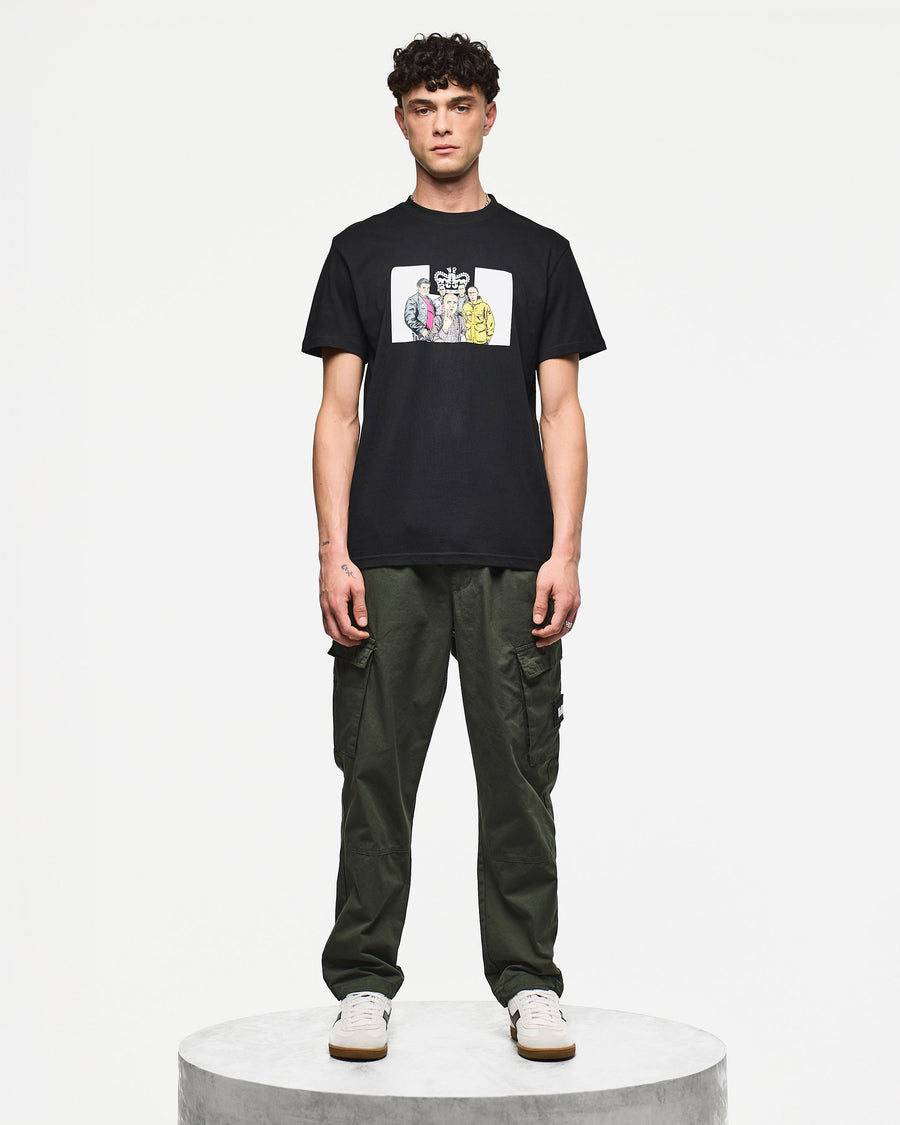 T-shirt T.I.E. nera