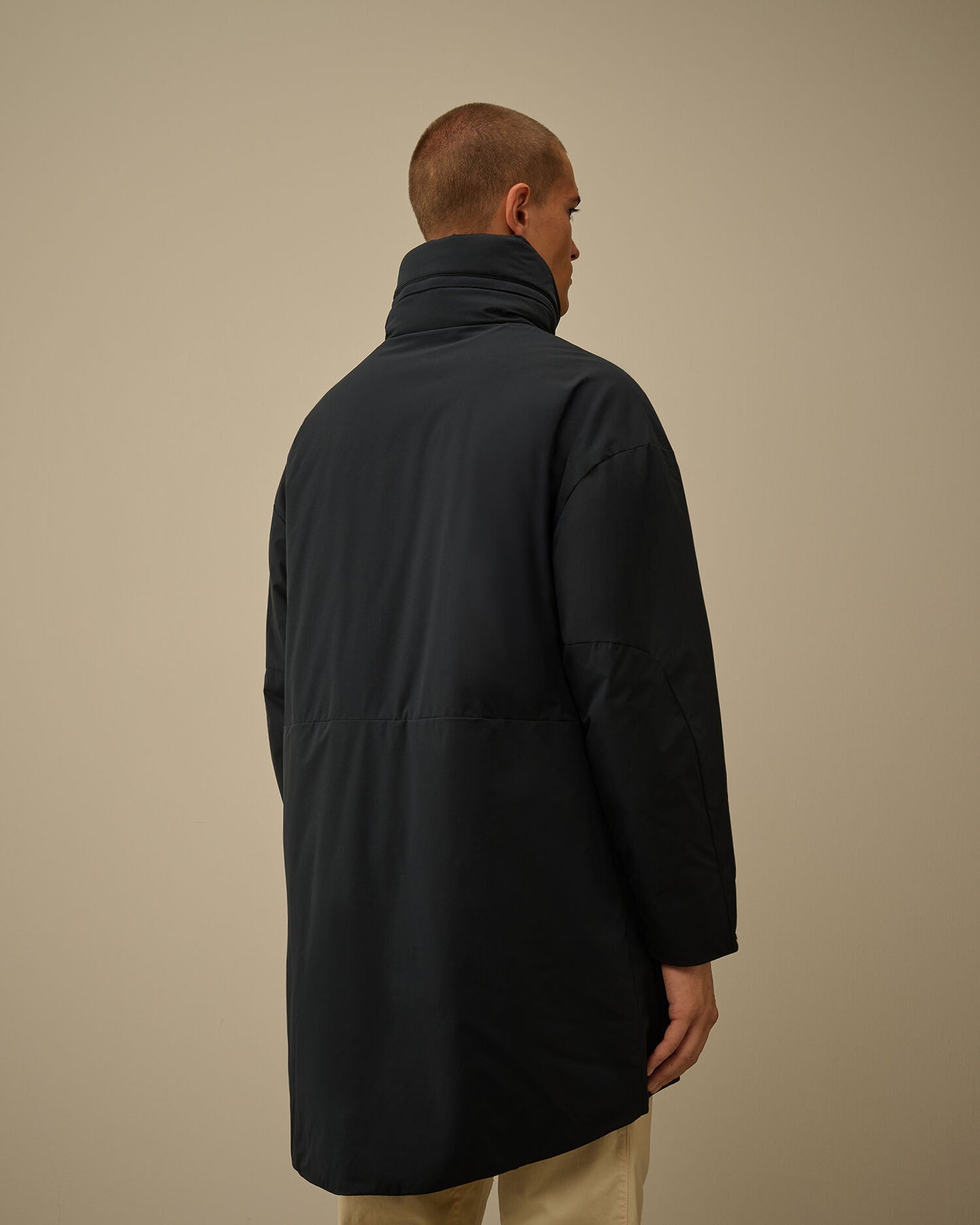 Pro Tek hooded Padded Parka navy