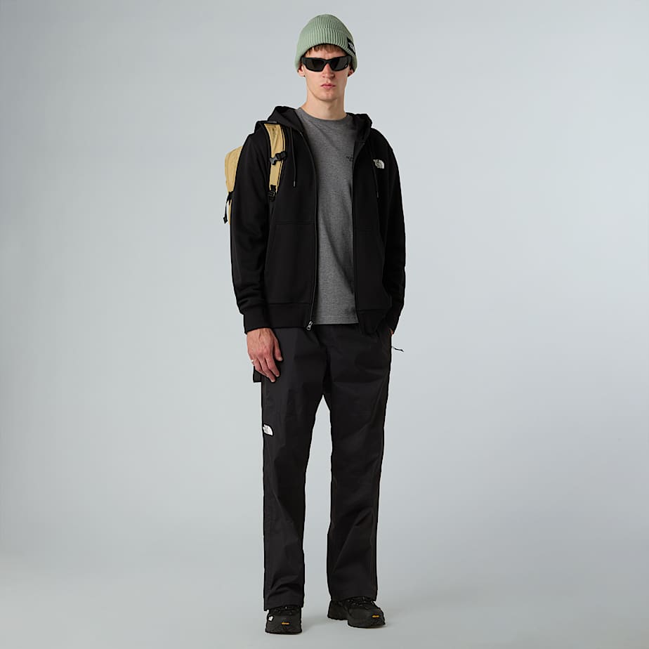 Felpa Simple Dome full zip nera