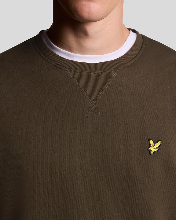 Crew Neck sweatshirt olive