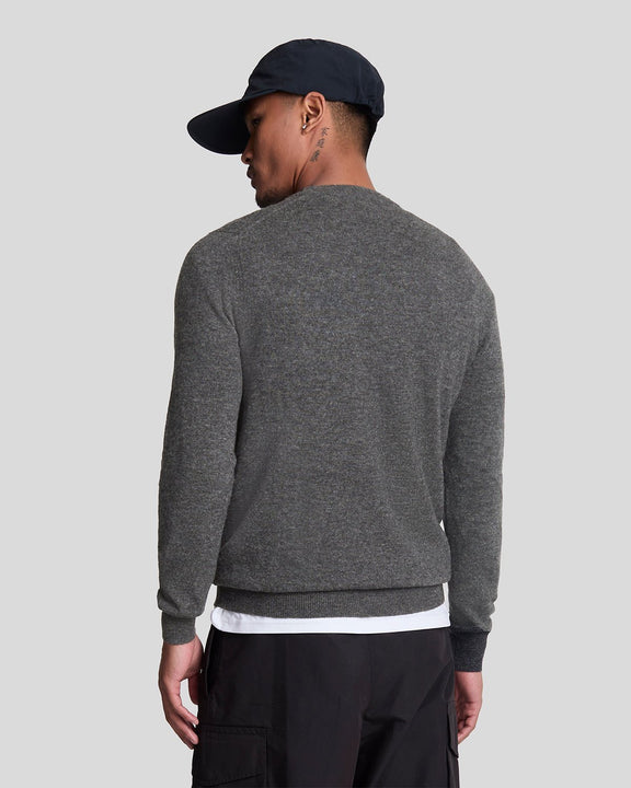 Maglione Lambswool Charcoal marl