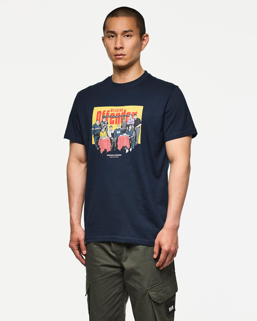 T-shirt Satriale blu navy