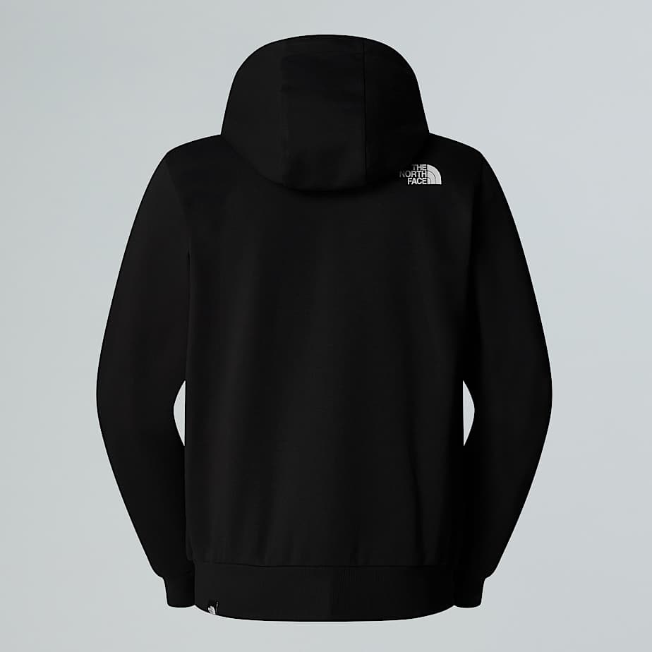 Felpa Simple Dome full zip nera