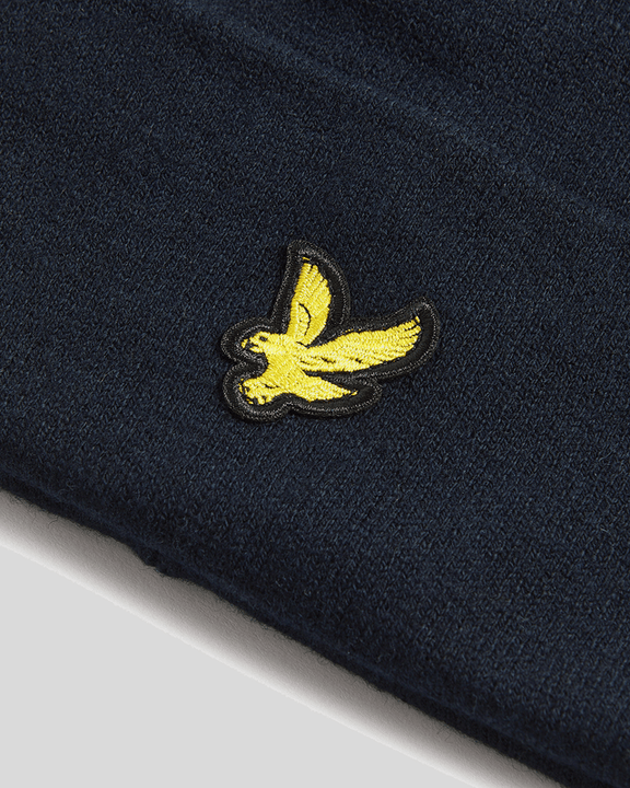 Cuffia merino navy