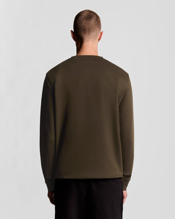 Crew Neck sweatshirt olive
