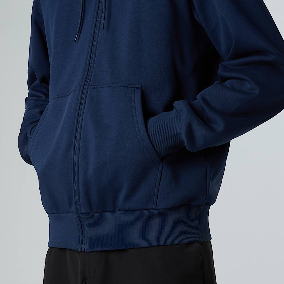 Felpa Simple Dome full zip blu navy