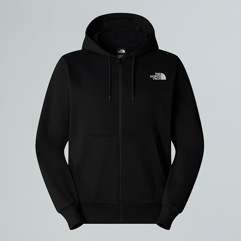 Felpa Simple Dome full zip nera