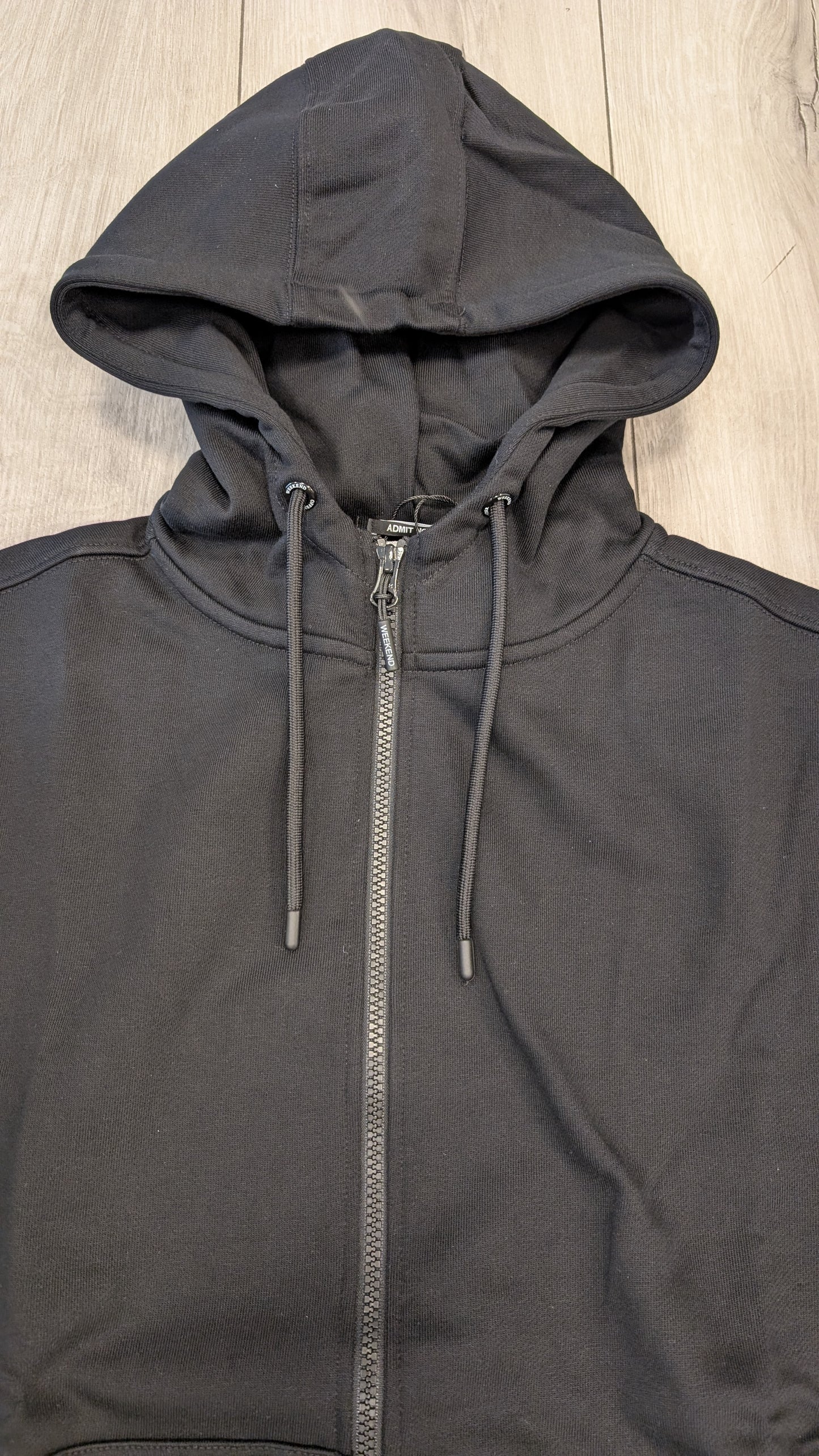 Felpa Paredes full zip nera