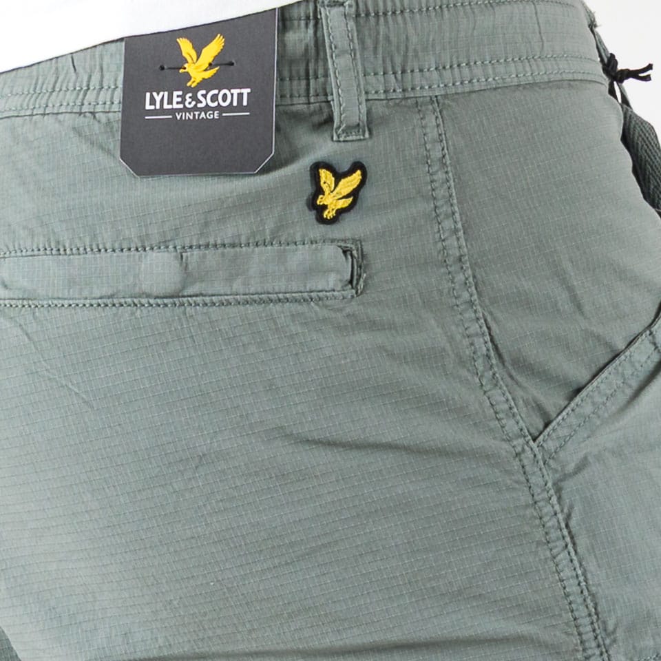 Ripstop cargo short acqua green