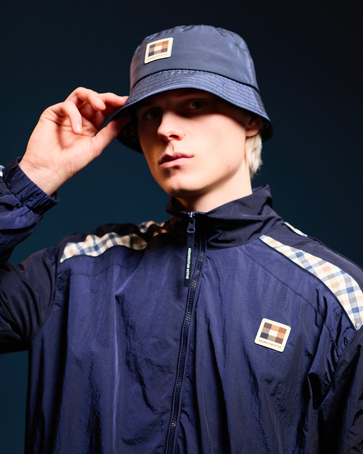 Lamina track top navy