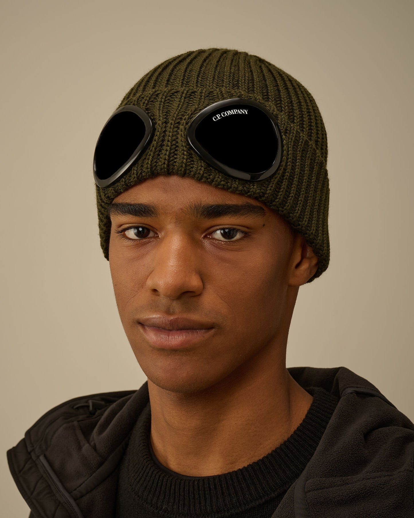 Cuffia Goggle verde militare