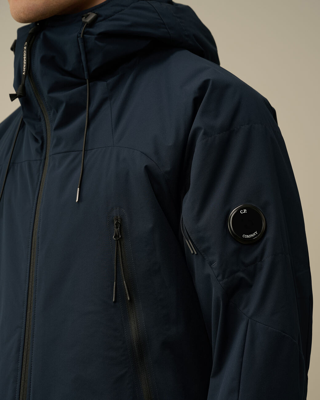 Pro Tek Hooded Jacket blu navy