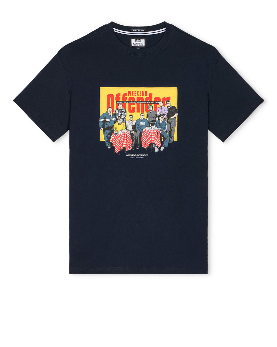 T-shirt Satriale blu navy