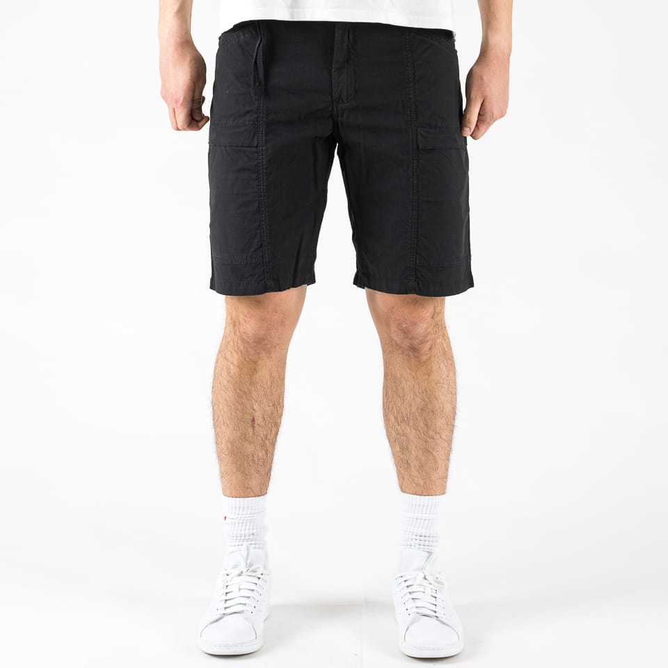 Ripstop cargo short nero