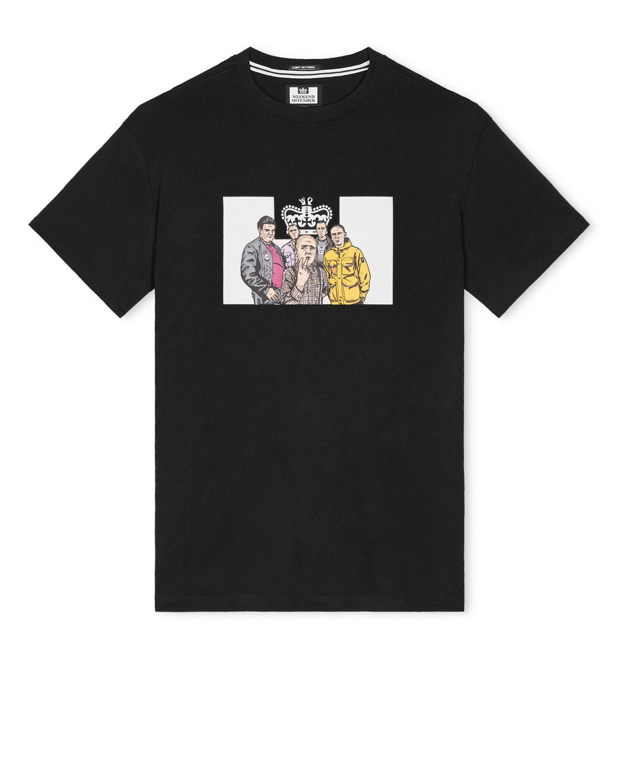 T-shirt T.I.E. nera