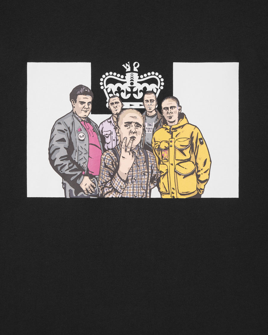 T-shirt T.I.E. nera