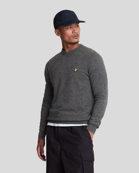 Maglione Lambswool Charcoal marl