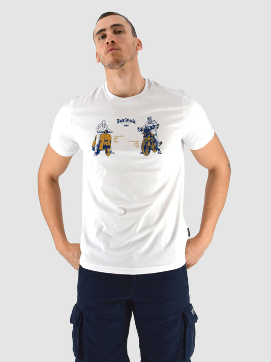 T-Shirt 2.4 stroke bianca