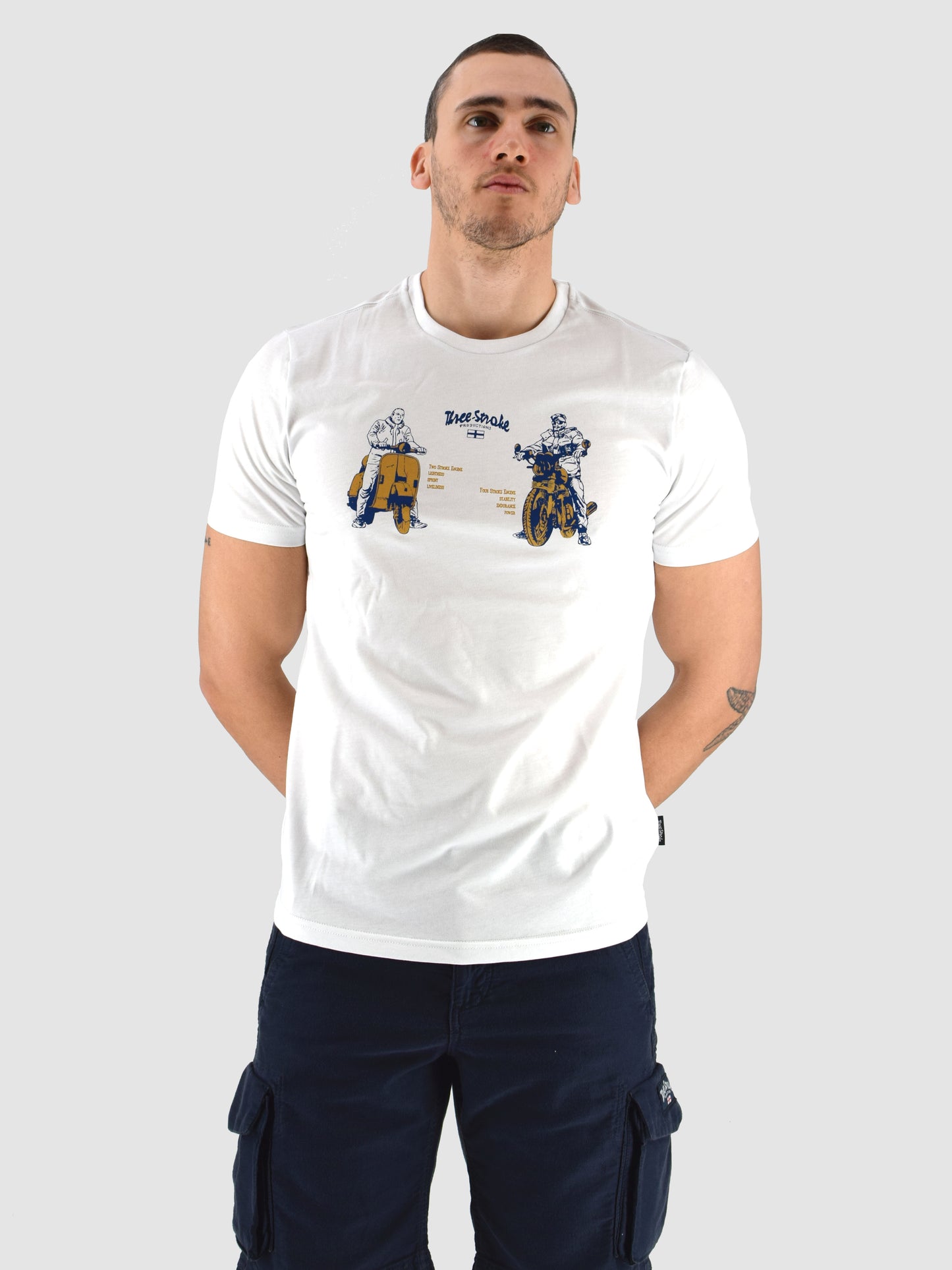 T-Shirt 2.4 stroke bianca