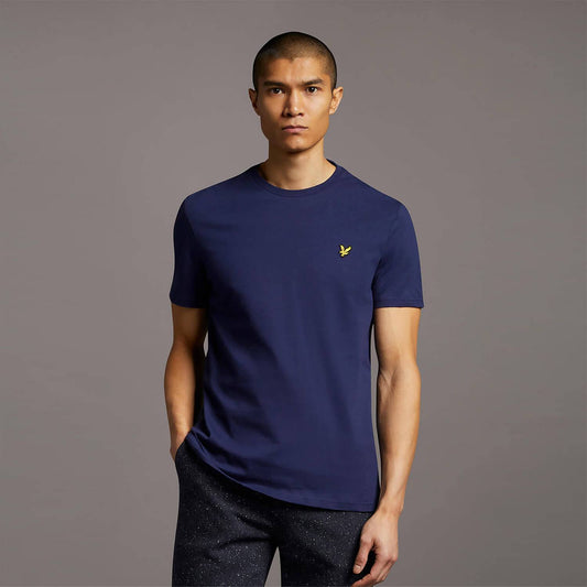 Plain T-shirt blu navy