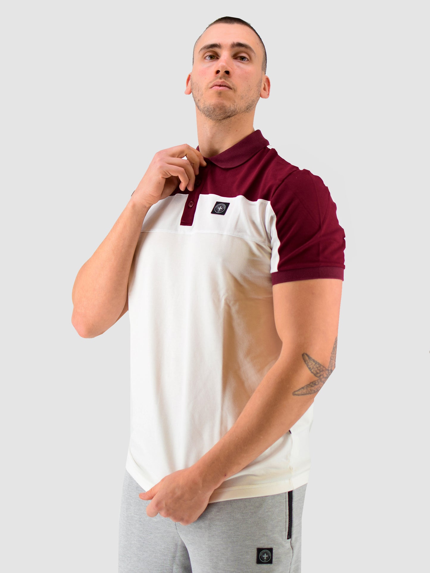 Polo Oswald Burgundi