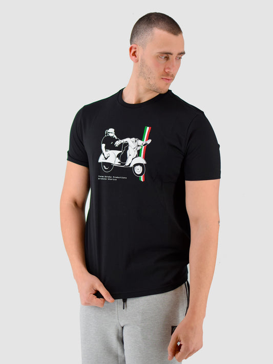 T-Shirt vespa nera