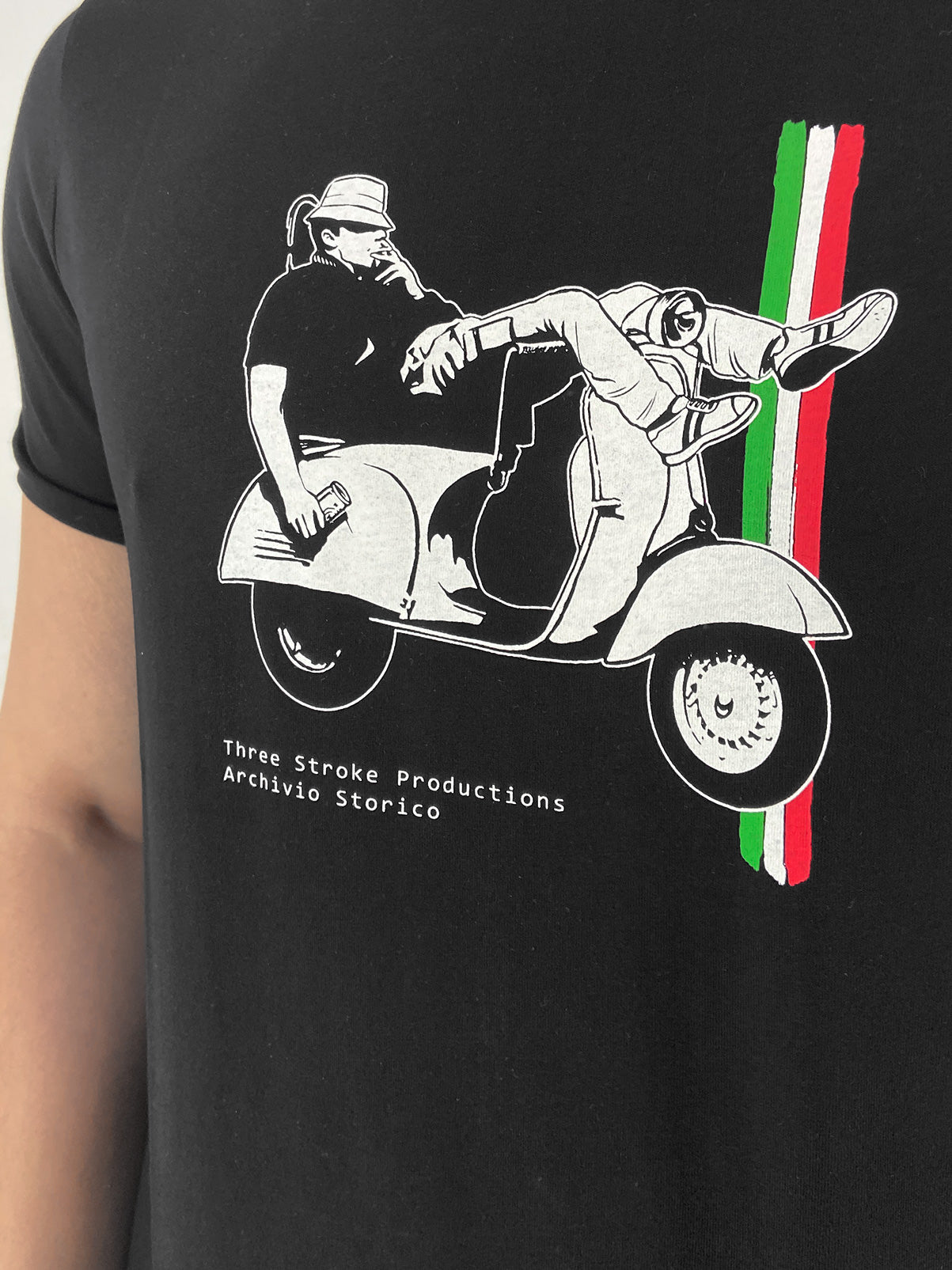 T-Shirt vespa nera