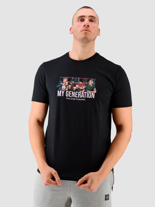T-Shirt My generation nera
