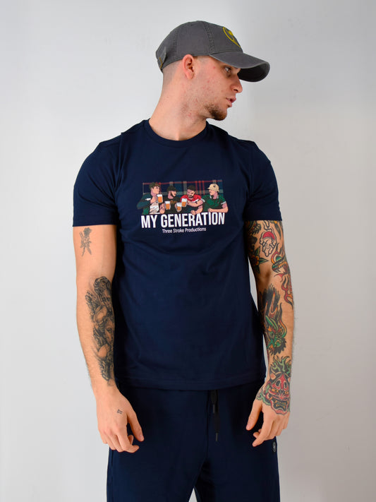 T-Shirt My generation blu navy