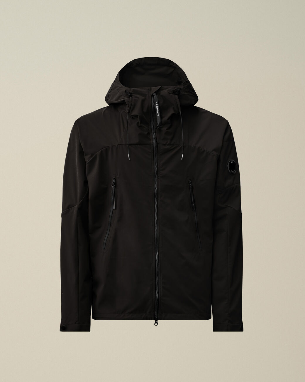 Pro Tek hooded jacket nero