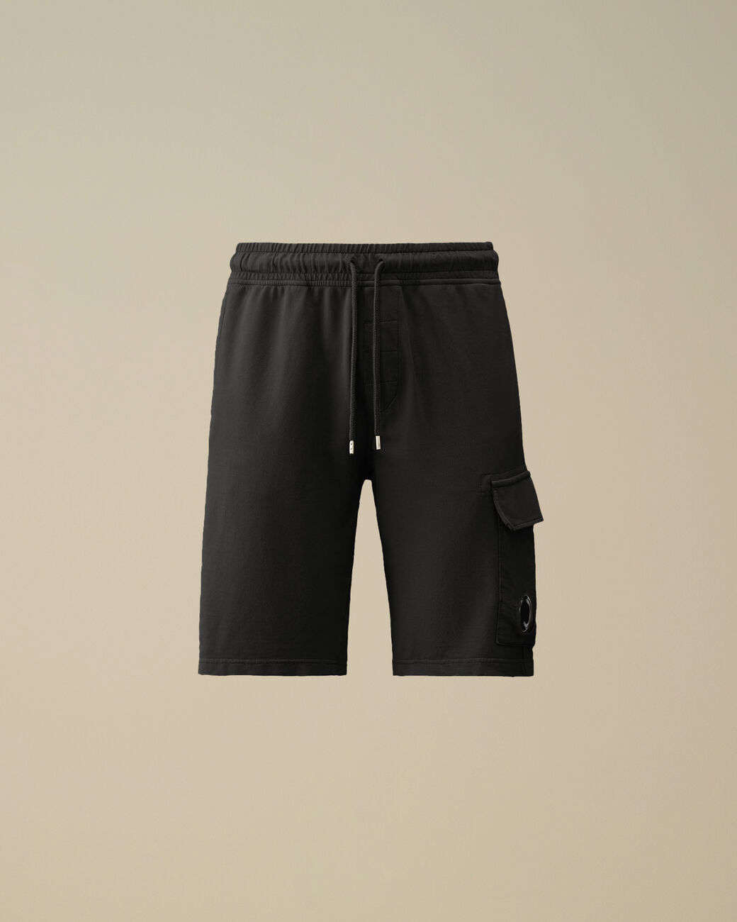 Bermuda cargo in tuta nero