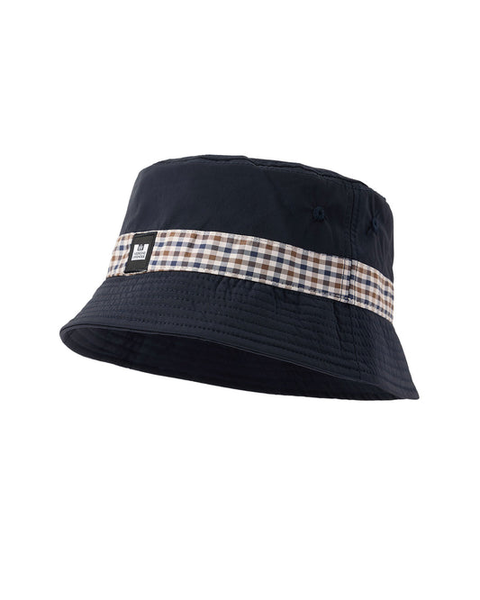 Queensland mid check cap blu navy