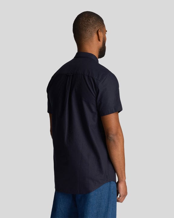 Short Sleeve Oxford Shirt blu navy