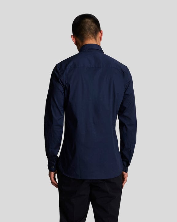 Camicia tonal eagle blu navy