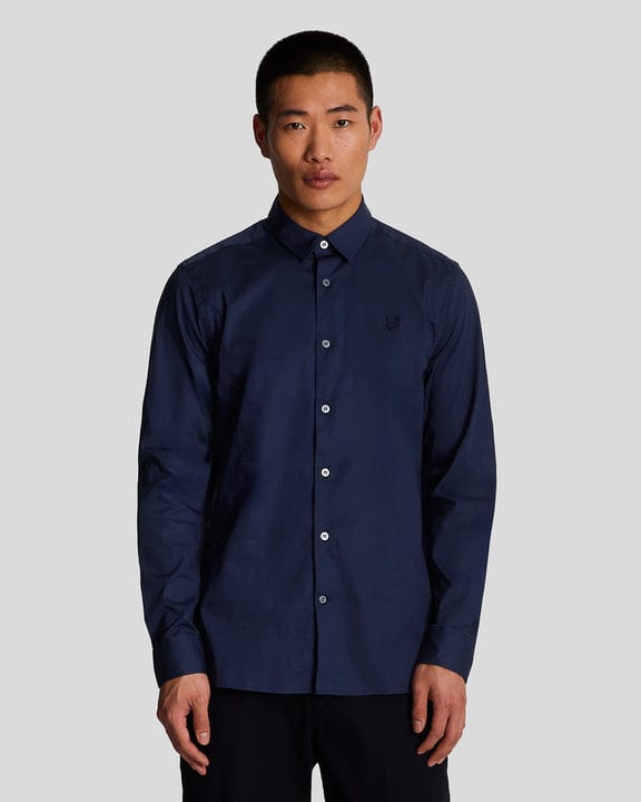 Camicia tonal eagle blu navy