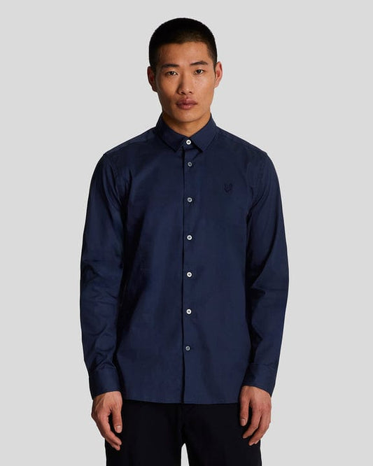 Camicia tonal eagle blu navy