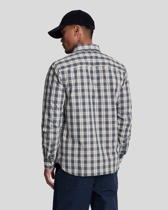 Camicia in tartan cove/dark navy
