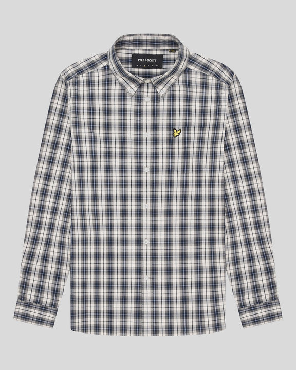 Camicia in tartan cove/dark navy