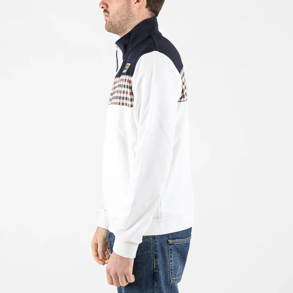 Stripes track top navy