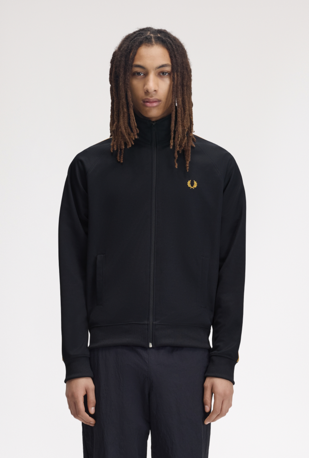 Contrast track Jacket navy