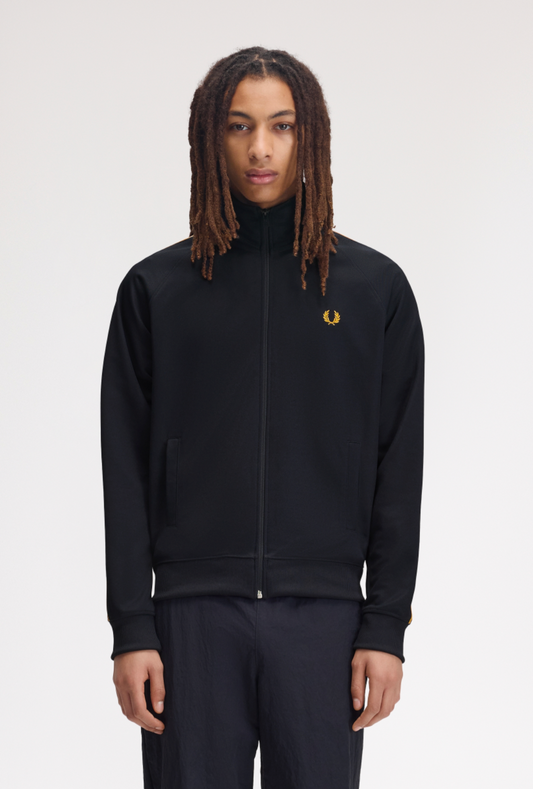 Contrast track Jacket navy