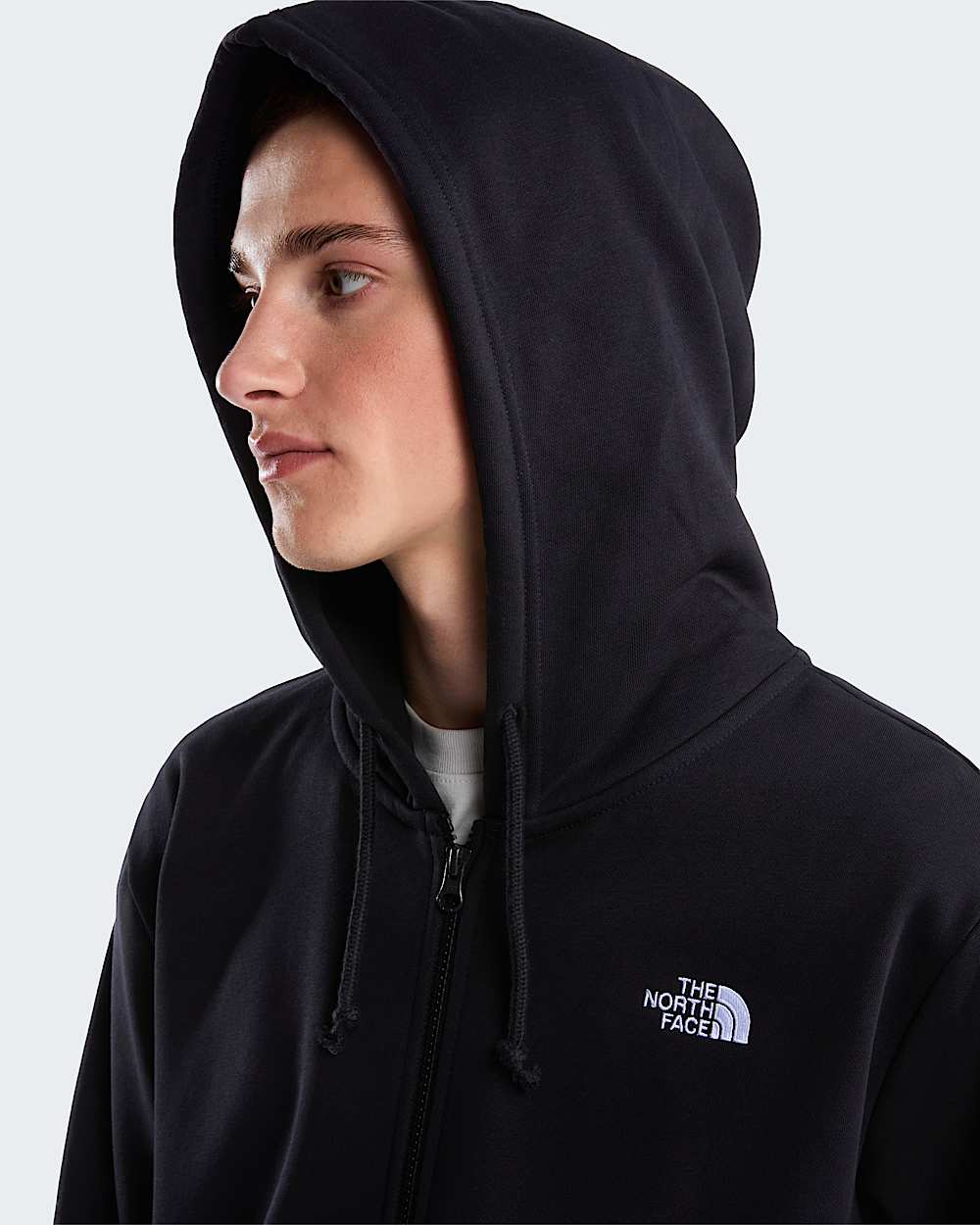 Felpa full zip simple dome Evolution nera